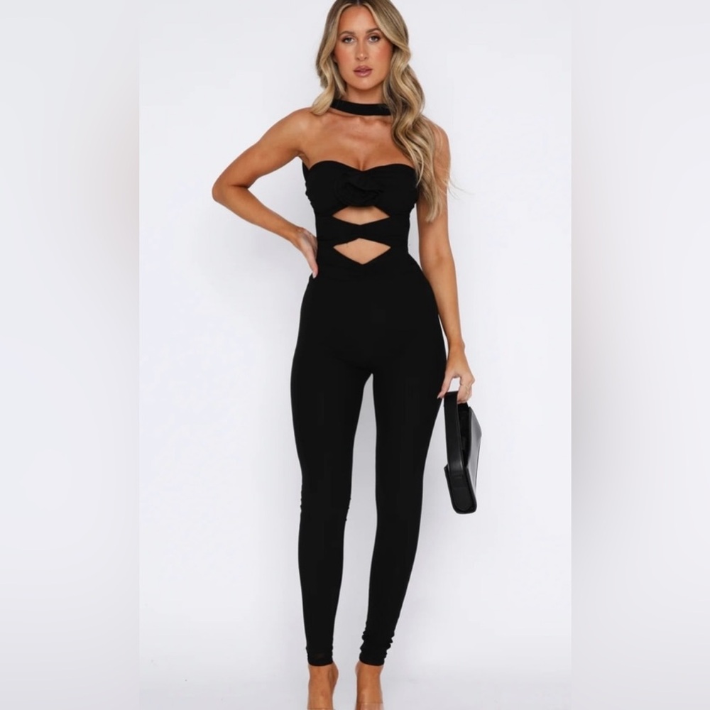 White fox jumpsuit